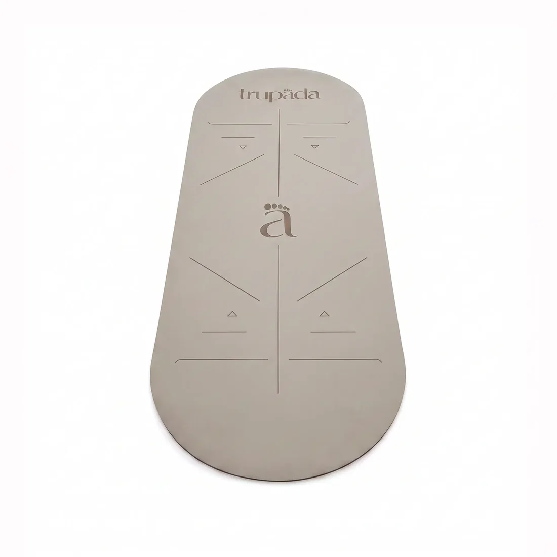 Trupada PU Yoga Mat 5mm Oval - Mocha