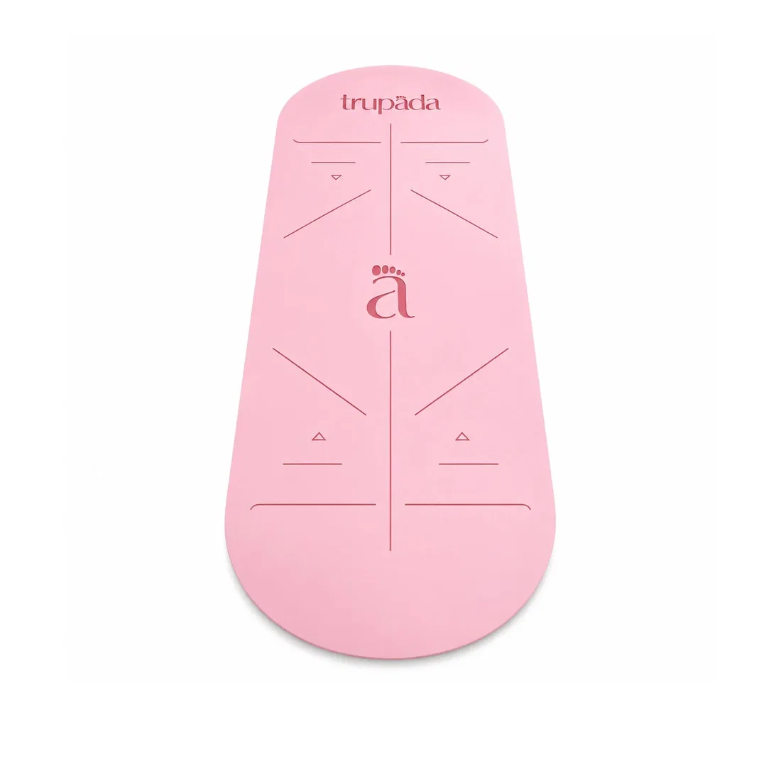 Trupada PU Yoga Mat 5mm Oval - Pink