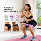 Trupada Fabric Bands Set - Purple/Pink/Green