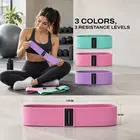 Trupada Fabric Bands Set - Purple/Pink/Green