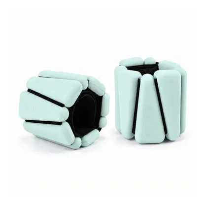 Trupada Triangle Silicone Wrist Weights - Sage Green - 2 LB