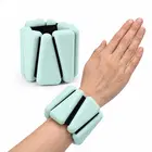 Trupada Triangle Silicone Wrist Weights - Sage Green - 1 LB