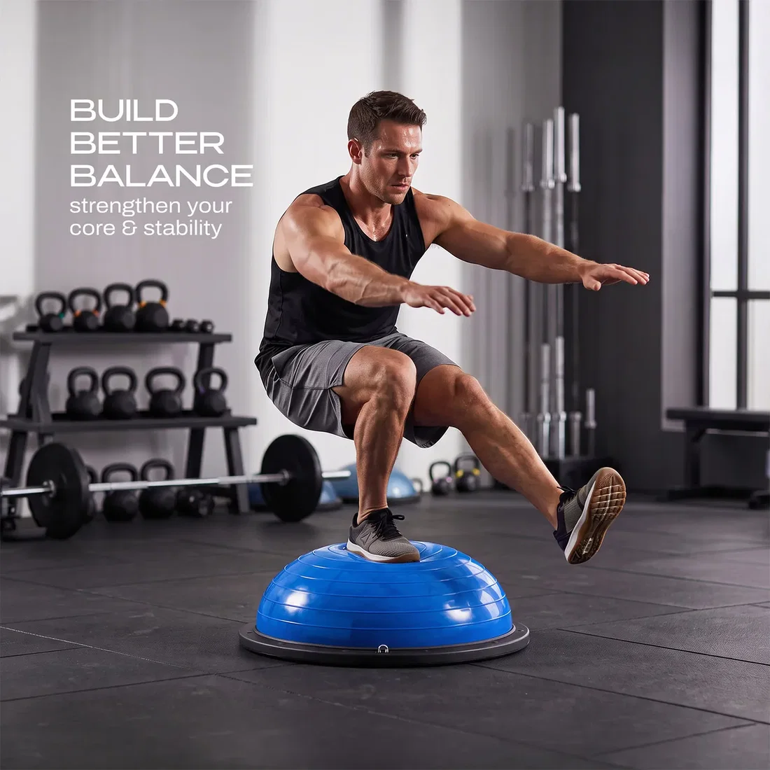 Trupada PVC Bosu Ball Balance Training