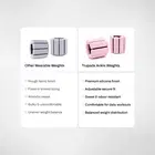 Trupada Silicone Ankle Weights (Pair) - Pink - 0.5 LB