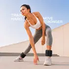 Trupada Silicone Ankle Weights (Pair) - Black - 1 LB