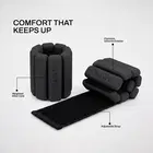 Trupada Silicone Ankle Weights (Pair) - Black - 1 LB