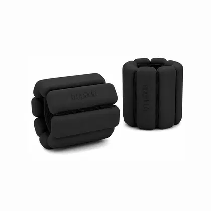 Trupada Silicone Ankle Weights (Pair) - Black - 1 LB