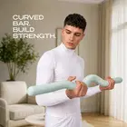 Trupada Silicone Barbell Bar - Sage Green - 15 LB
