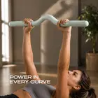 Trupada Silicone Barbell Bar - Sage Green - 15 LB