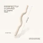 Trupada Silicone Barbell Bar - Cream - 15 LB