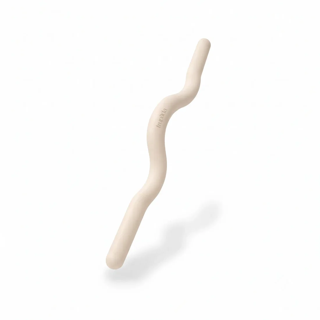 Trupada Silicone Barbell Bar - Cream - 15 LB