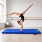 Trupada Folding Gymnastics Mat (3 Fold) - Blue