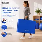 Trupada Folding Gymnastics Mat (3 Fold) - Blue