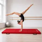 Trupada Folding Gymnastics Mat (3 Fold) - Red