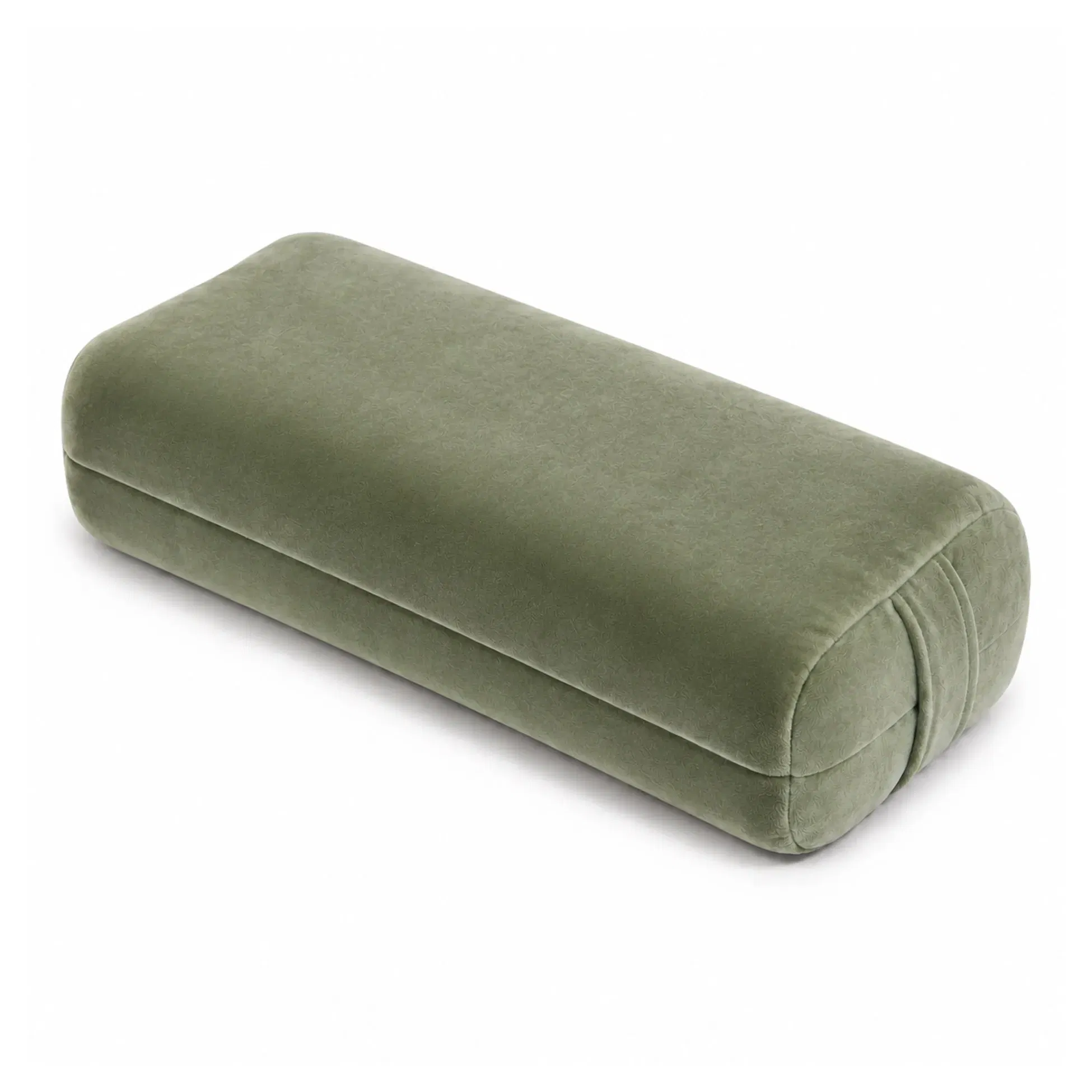 Trupada Velvet Yoga Bolster / Yoga Pillow - Green