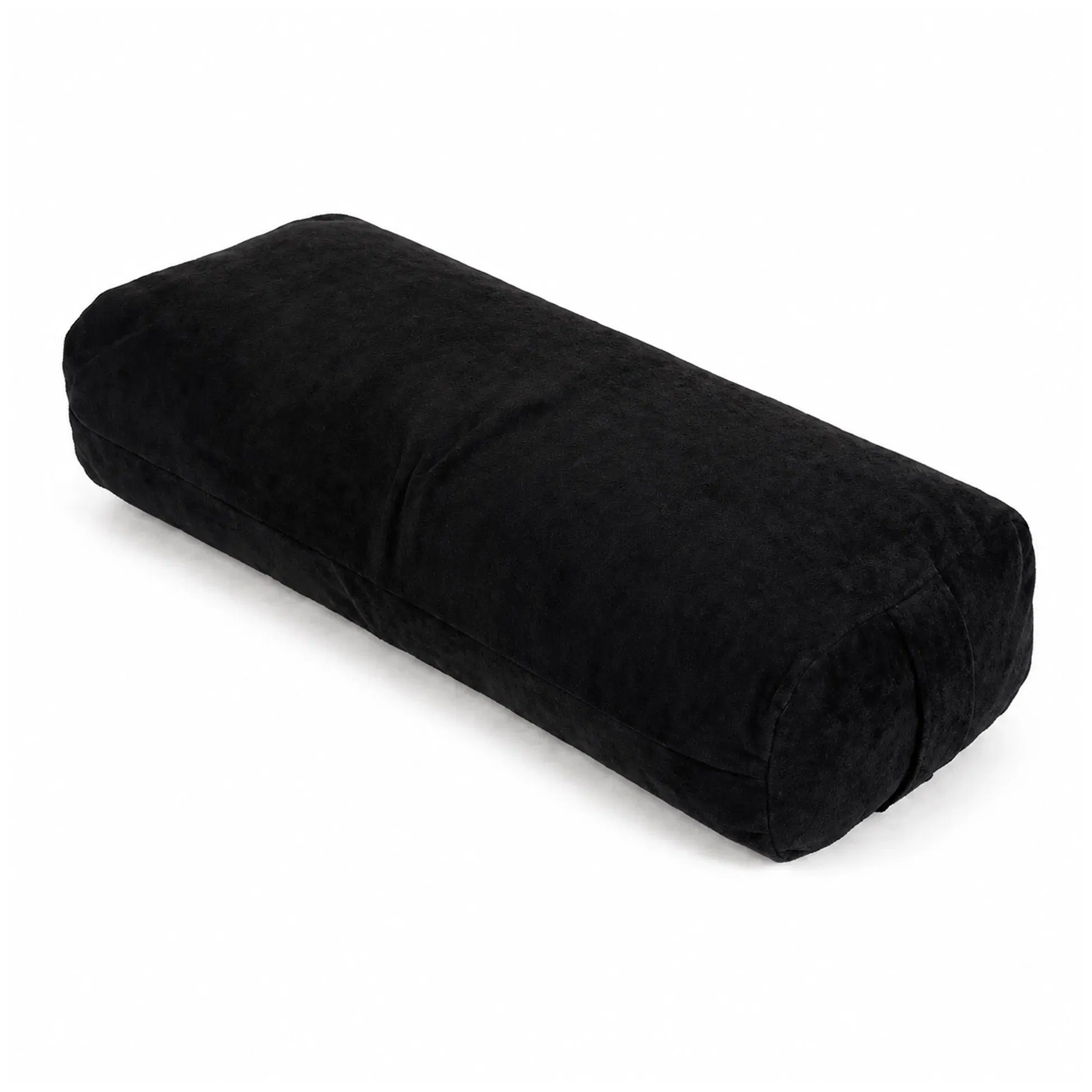 Trupada Suede Yoga Bolster / Yoga Pillow - Black