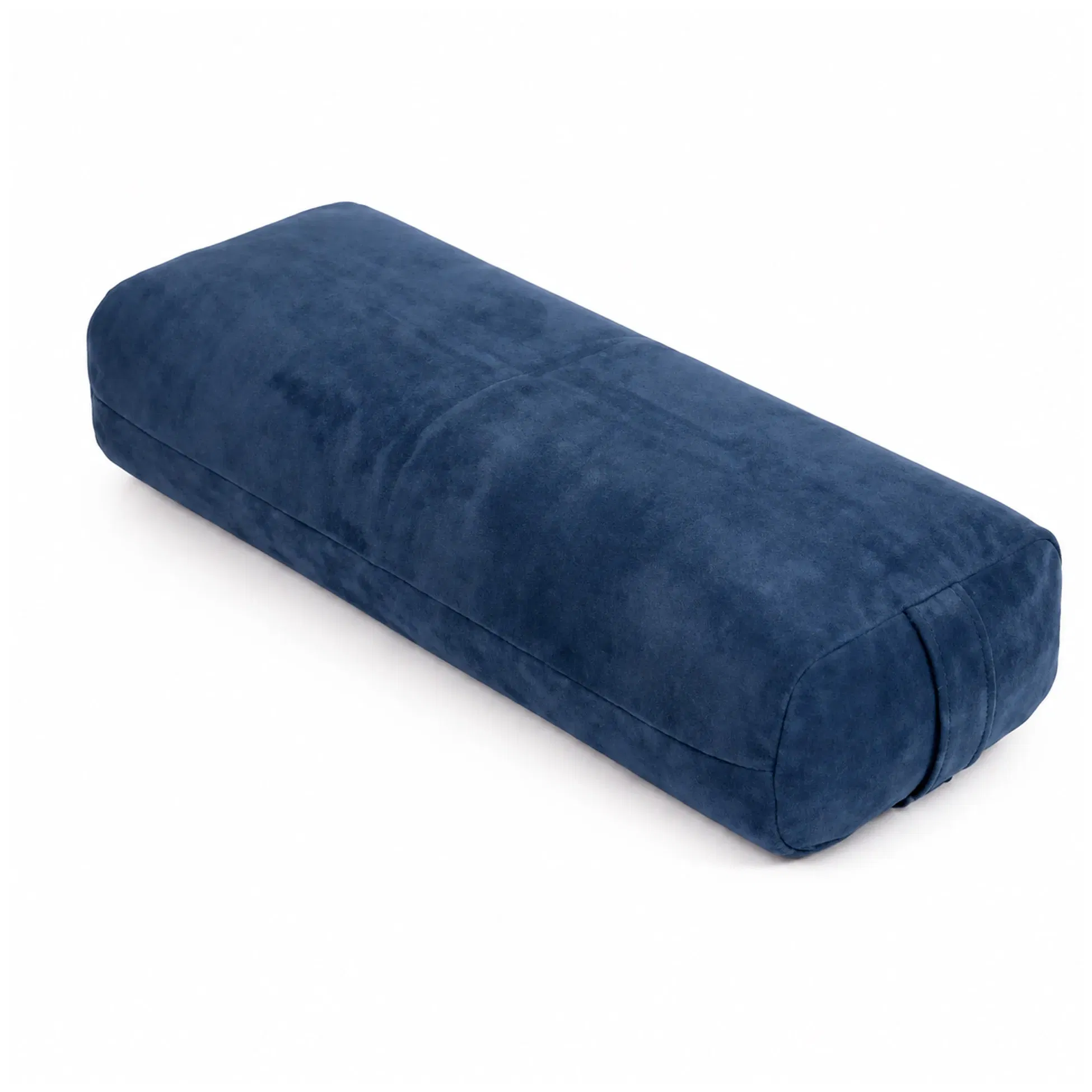 Trupada Suede Yoga Bolster / Yoga Pillow - Dark Blue