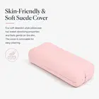 Trupada Suede Yoga Bolster / Yoga Pillow - Light Pink