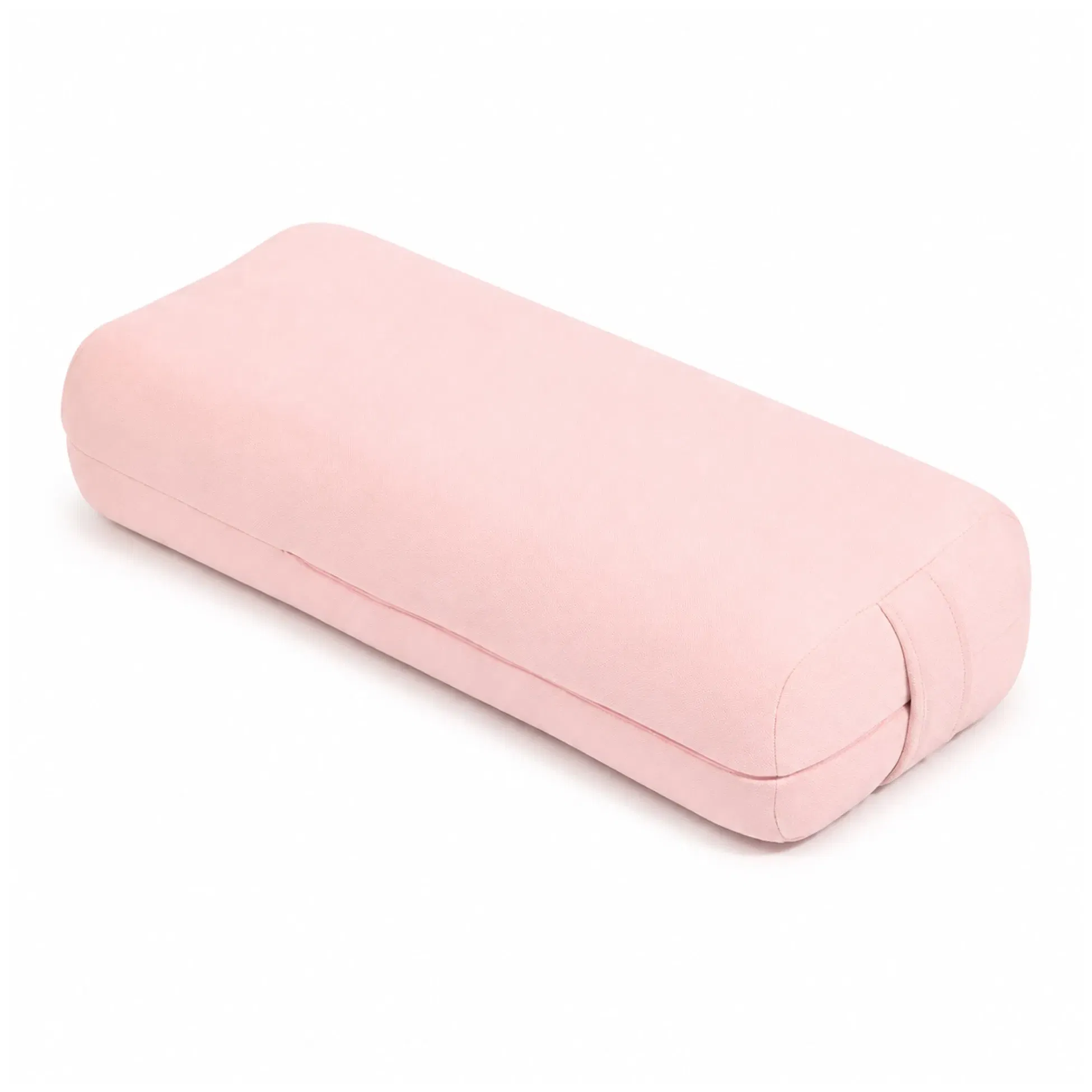 Trupada Suede Yoga Bolster / Yoga Pillow - Light Pink