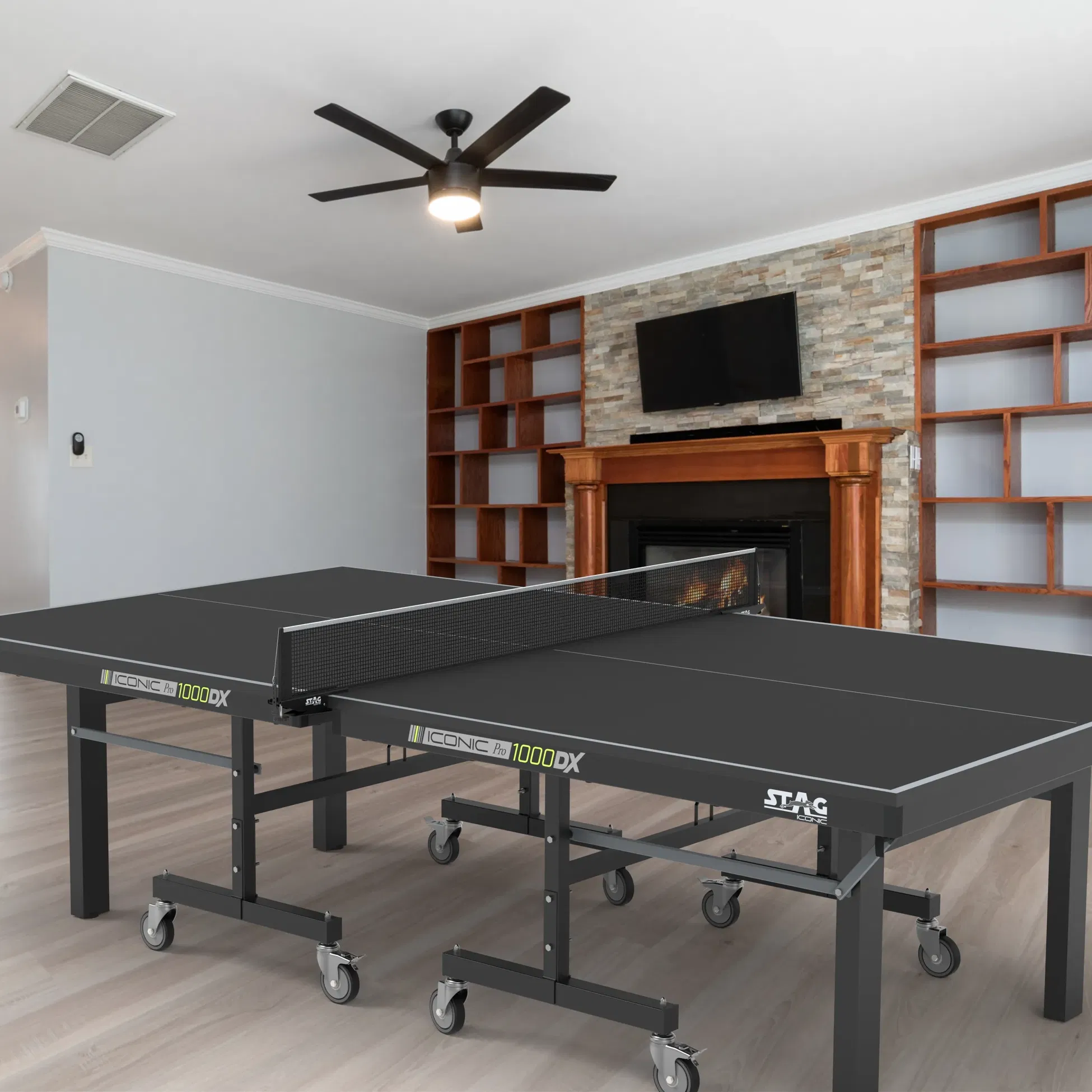 الأيل طاولة تنس الطاولة الأيقونية 1000 DX - طاولة احترافية بحجم كامل