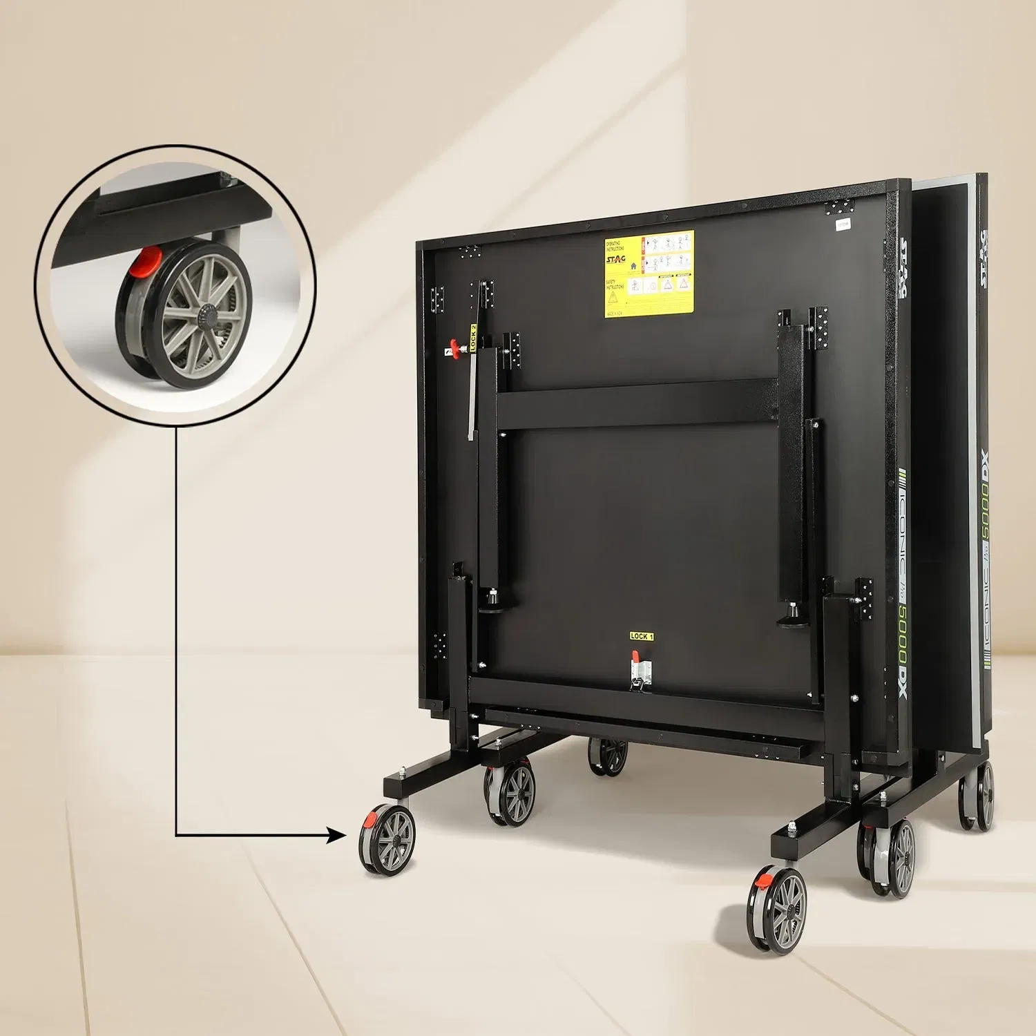 Stag Iconic 5000 DX Table Tennis Table - Unmatched Performance & True Ball Bounce