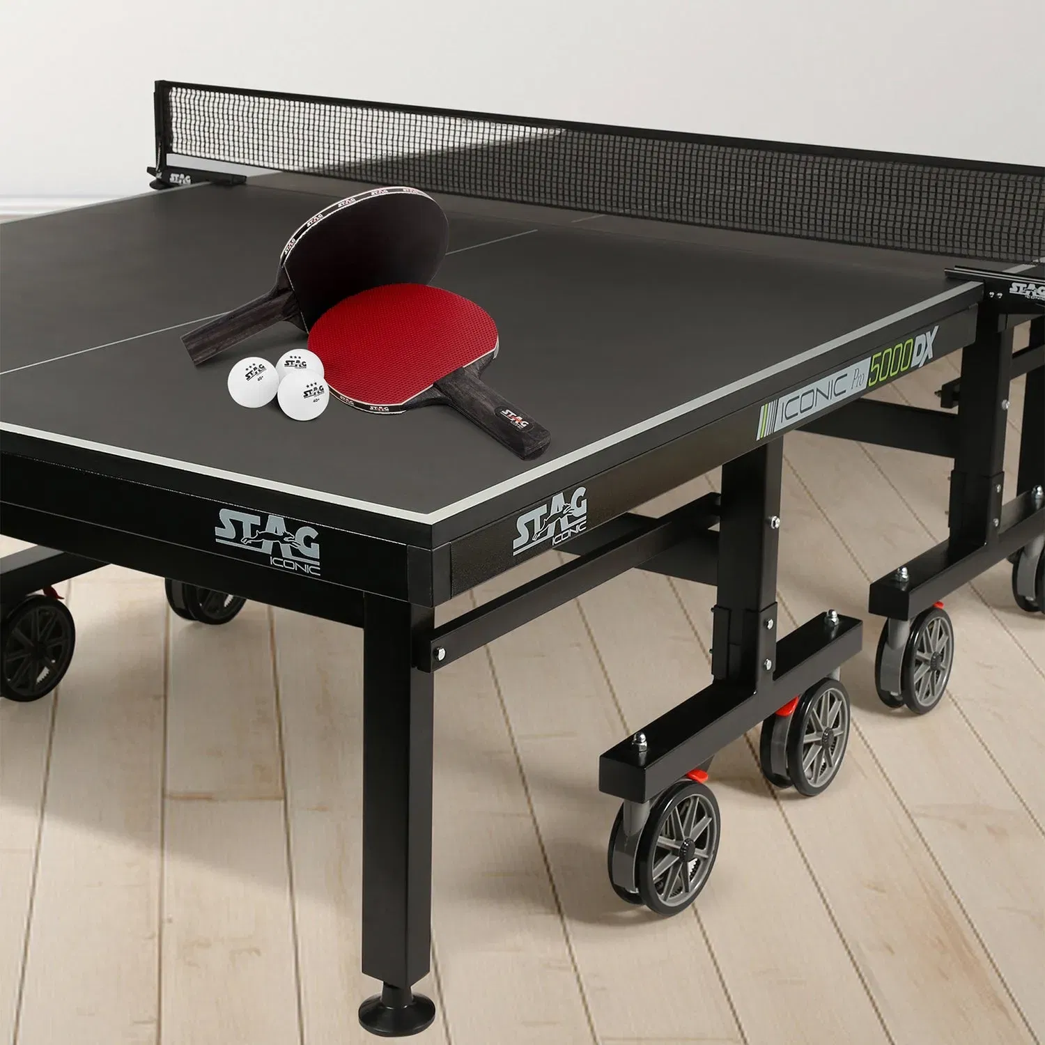 Stag Iconic 5000 DX Table Tennis Table - Unmatched Performance & True Ball Bounce