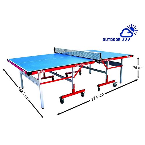 Stag Outdoor Rollaway Table Tennis Table with COMPREG Top | 22 x 42mm