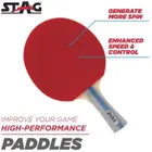 Stag Stag 4 Star Table Tennis Playset| 2 Racquets and 3 Balls