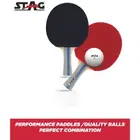 Stag Stag 4 Star Table Tennis Playset| 2 Racquets and 3 Balls