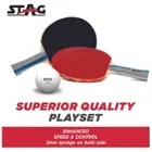 Stag Stag 4 Star Table Tennis Playset| 2 Racquets and 3 Balls