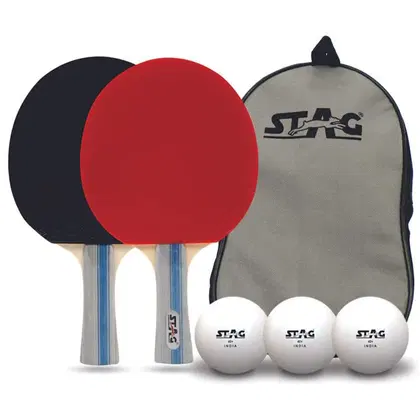 Stag Stag 4 Star Table Tennis Playset| 2 Racquets and 3 Balls
