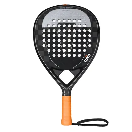 Tuyo Silver Stealth Padel Racket for attacking players