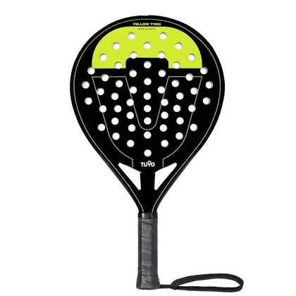 Tuyo Yellow Tyro Padel Racket - Round racket for beginners