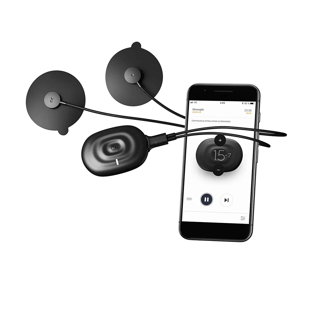 PowerDot 2.0 Uno Smart Electric Muscle Stimulator - Black