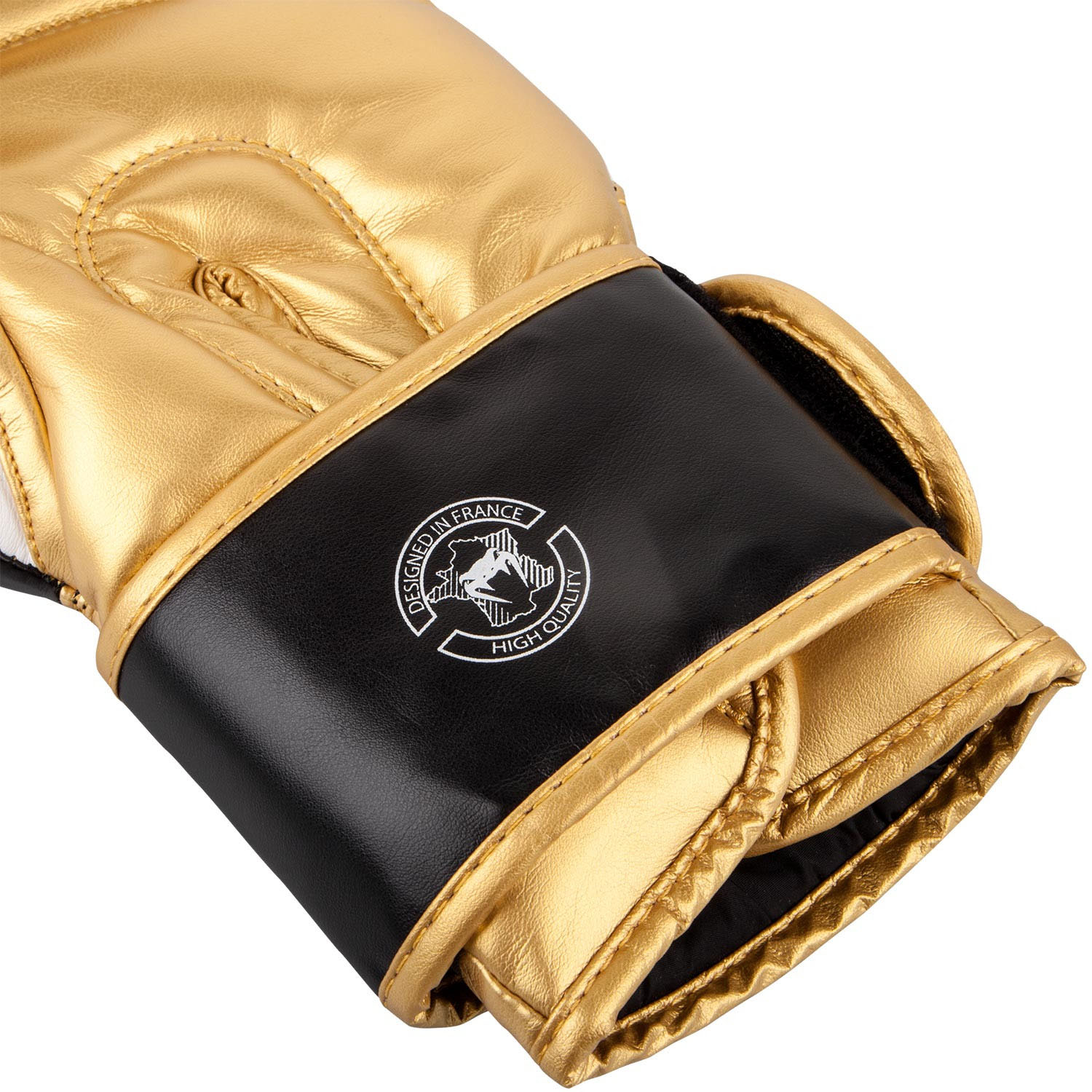 Venum Contender 2.0 Boxing Gloves - Black-White-Gold - 8Oz