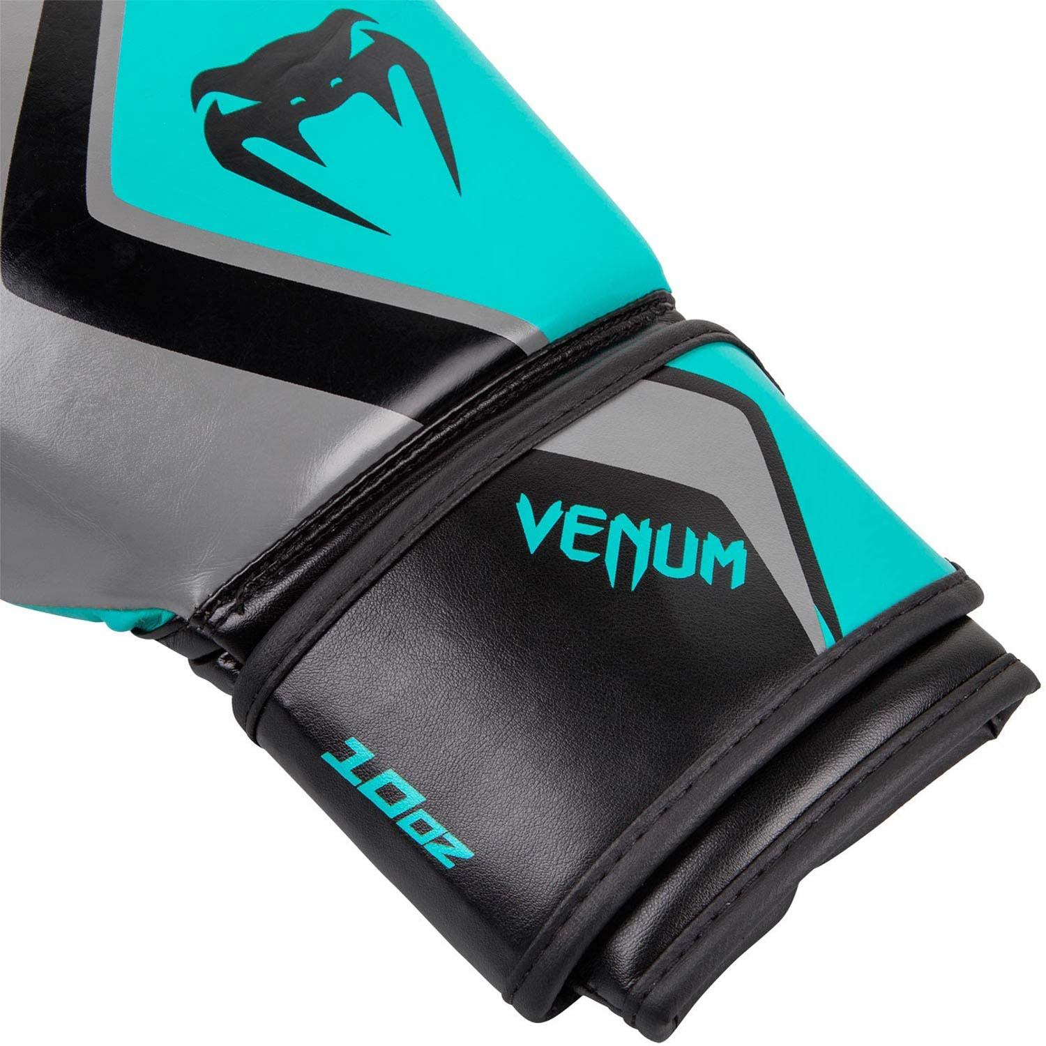 Venum Contender 2.0 Boxing Gloves - Grey-Turquoise-Black - 14Oz