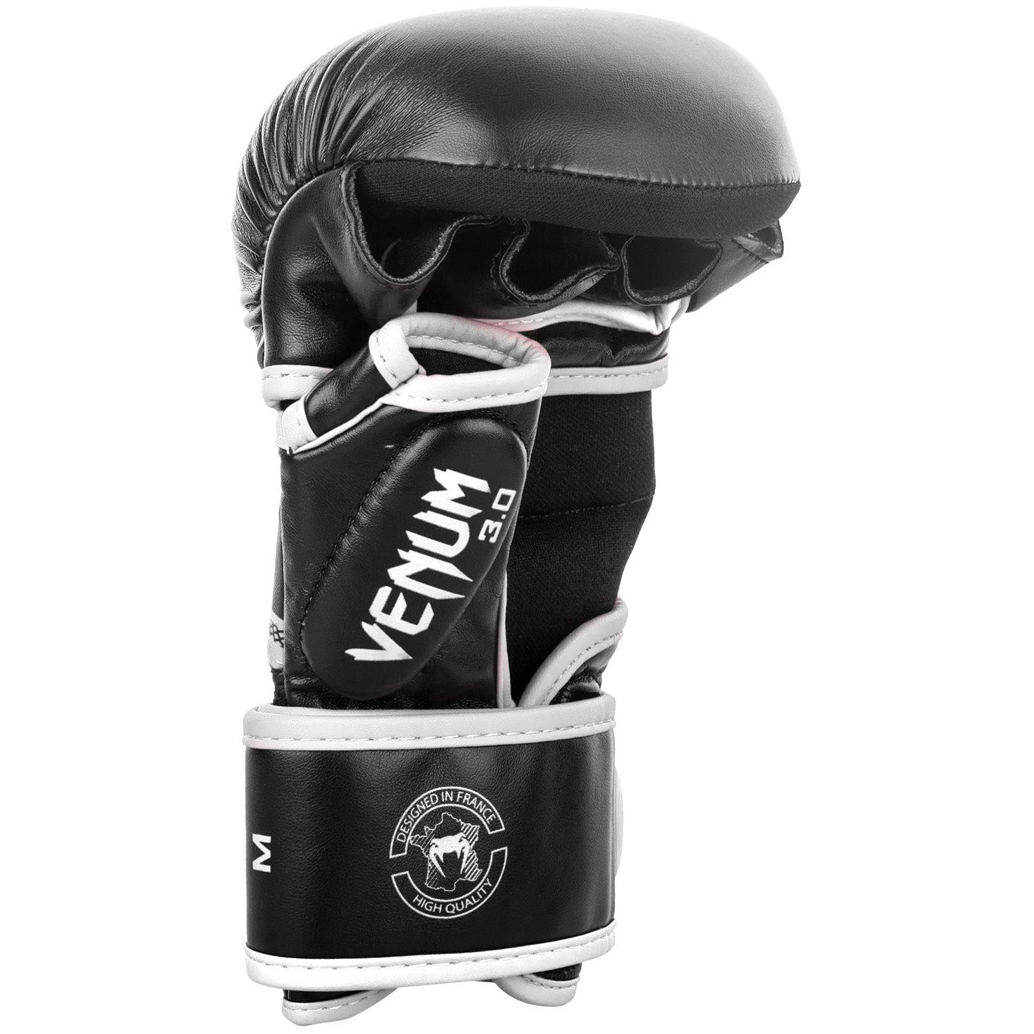 Venum Challenger 3.0 MMA Sparring Gloves - Black-White - S/M