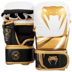 Venum Challenger 3.0 MMA Sparring Gloves - White-Black-Gold - L/XL