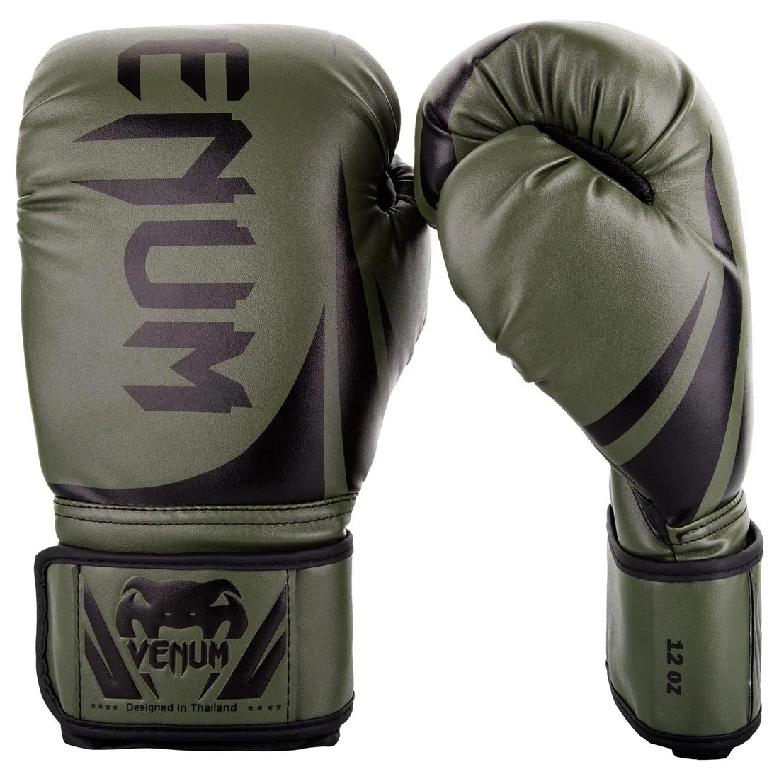 Venum Challenger 2.0 Boxing Gloves - Kaki-Black - 10Oz