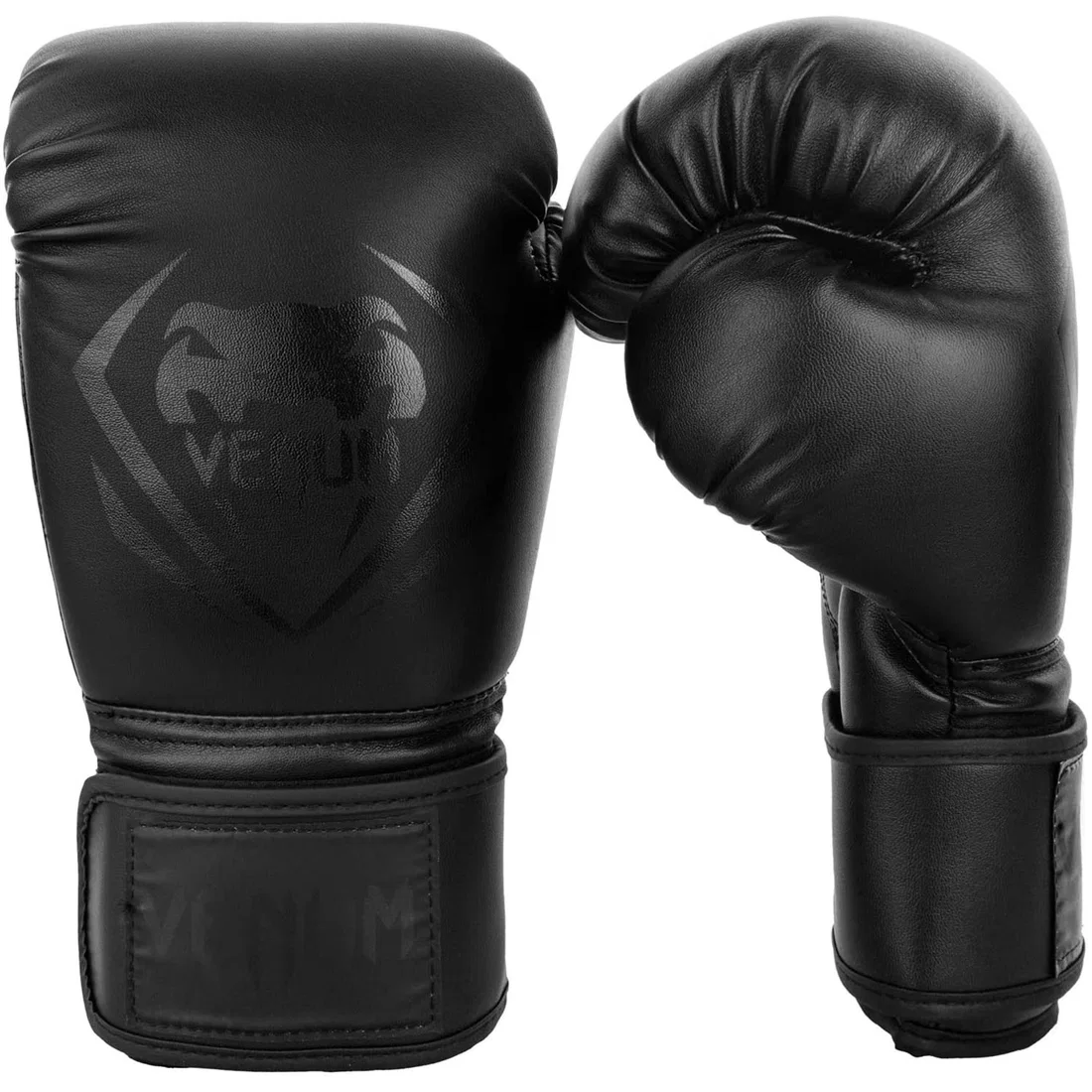 فينوم قفازات الملاكمة للمتنافسين - Black-Black - 12Oz