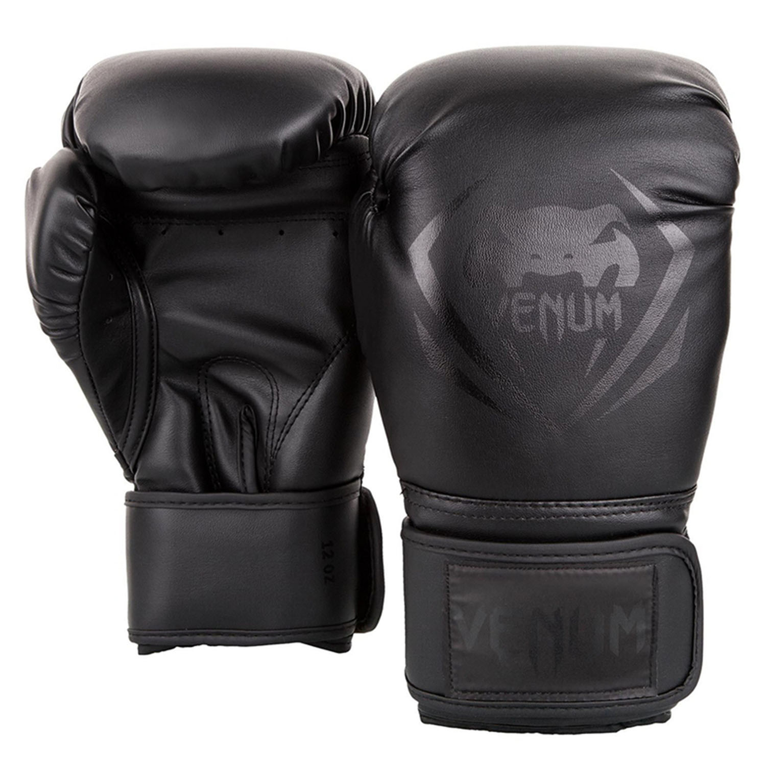 Venum Contender Boxing Gloves - Black-Black - 8Oz