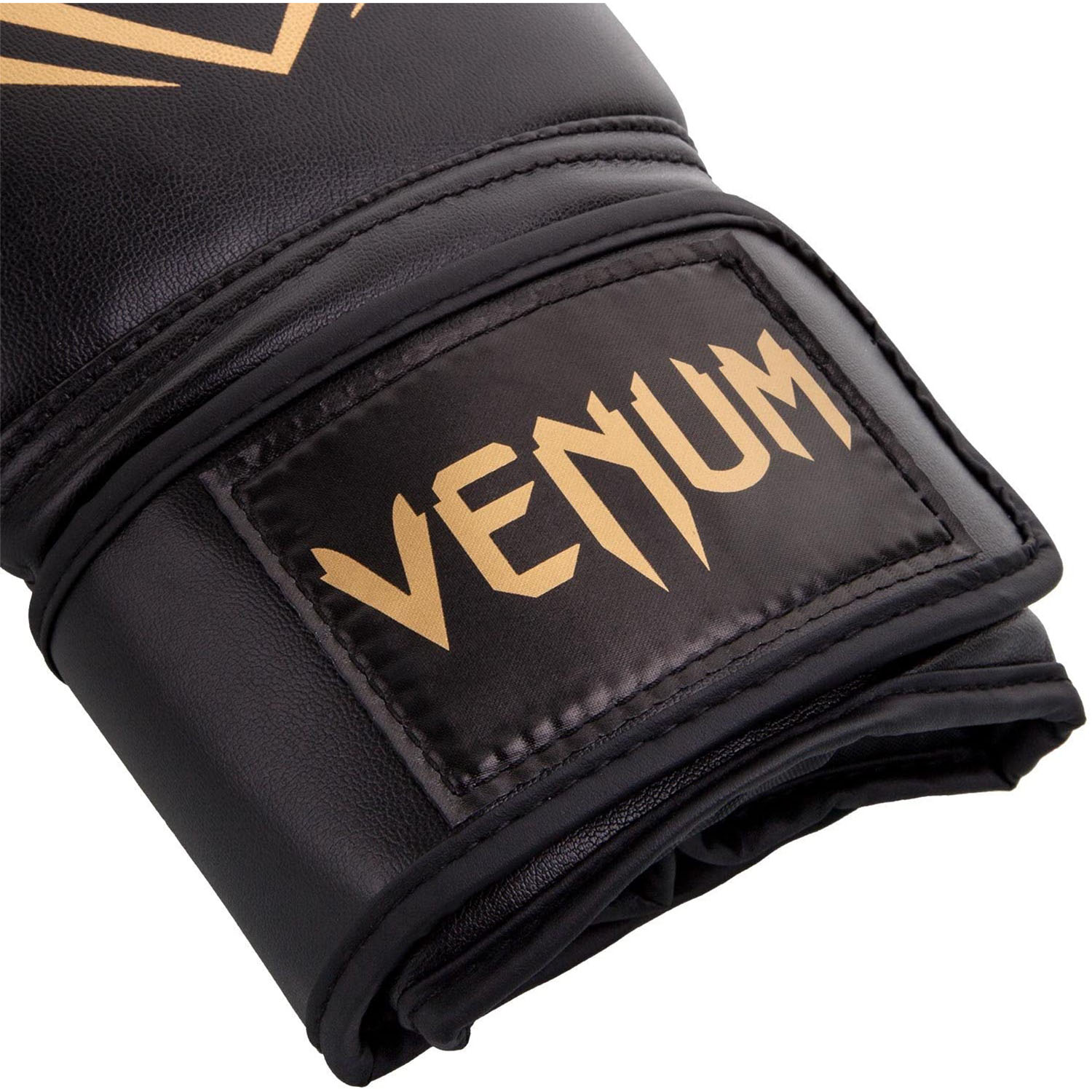 Venum Contender Boxing Gloves - Black-Gold - 8Oz