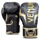 Venum Elite Boxing Gloves - Camo-Gold - 16Oz