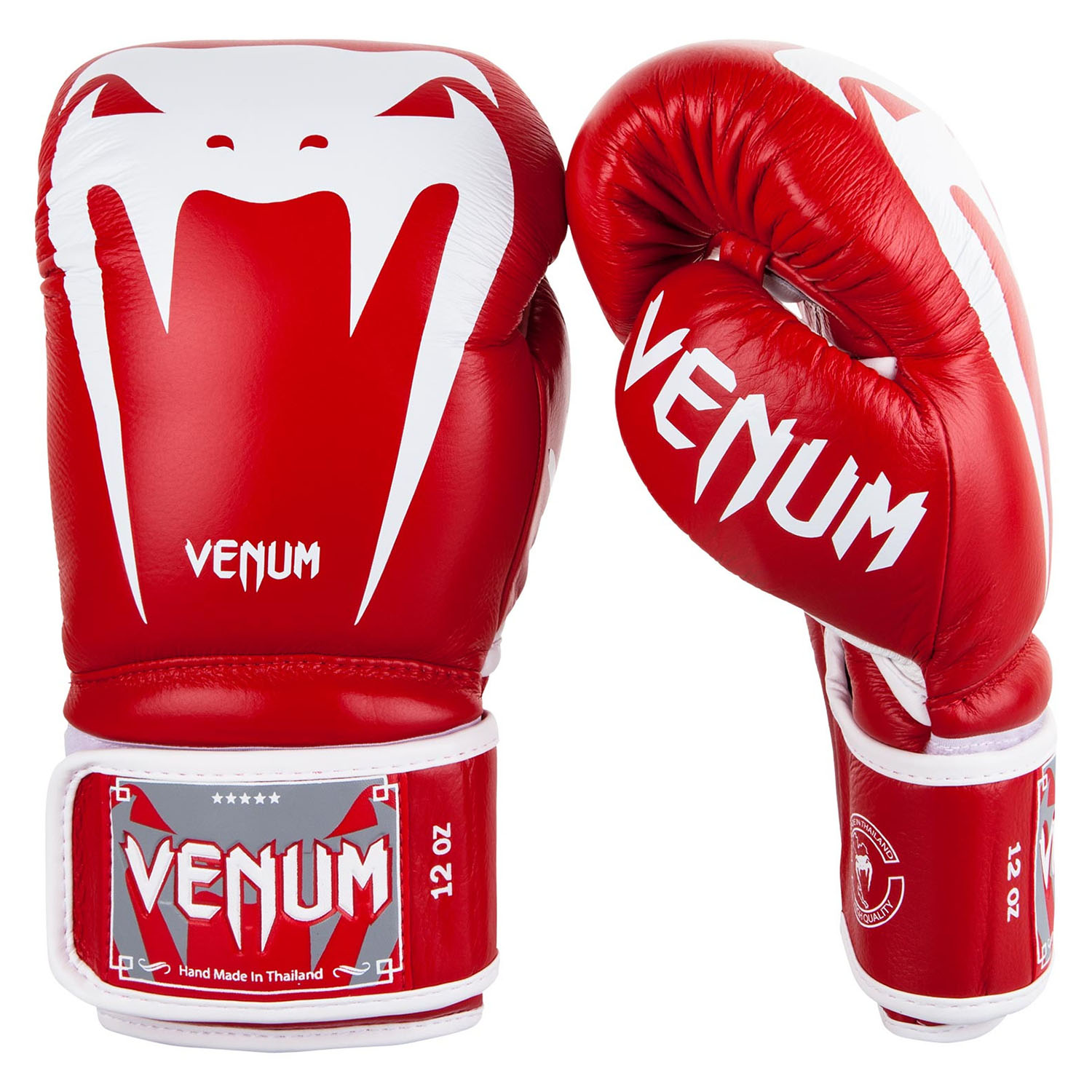 Venum Giant 3.0 Nappa Leather Boxing Gloves - Red - 8Oz