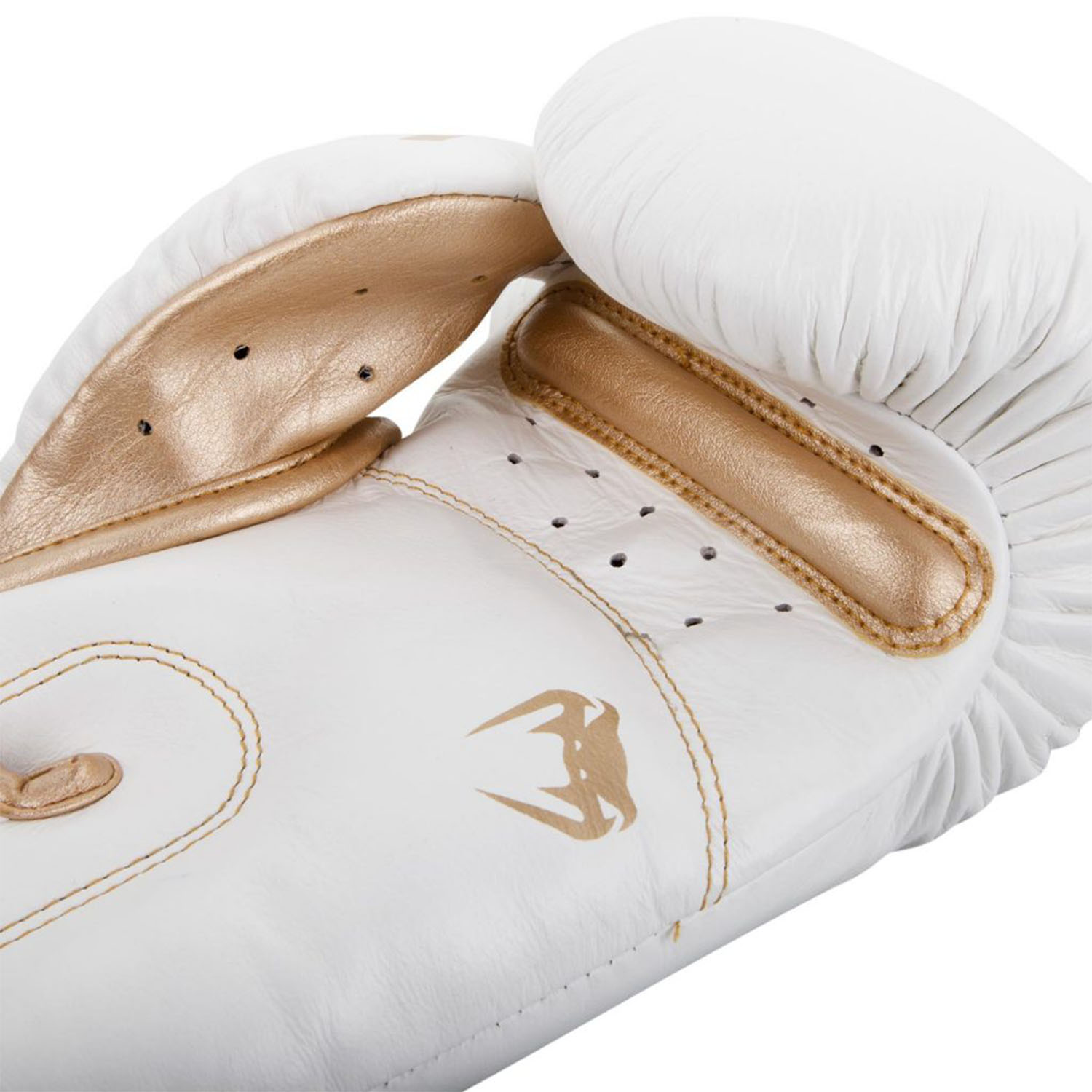 Venum Giant 3.0 Nappa Leather Boxing Gloves - White Gold - 8Oz