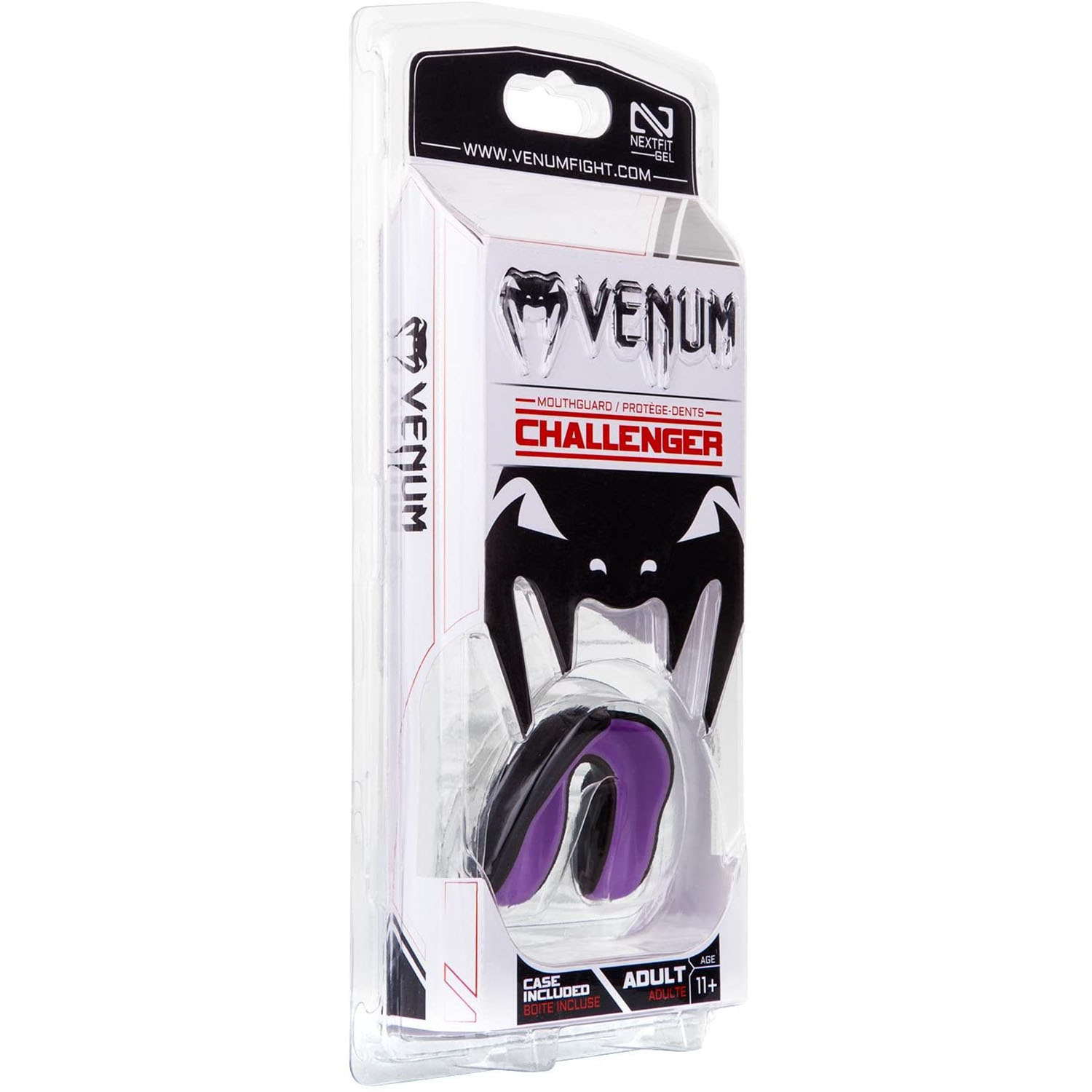 Venum Challenger Mouthguard - Black-Purple