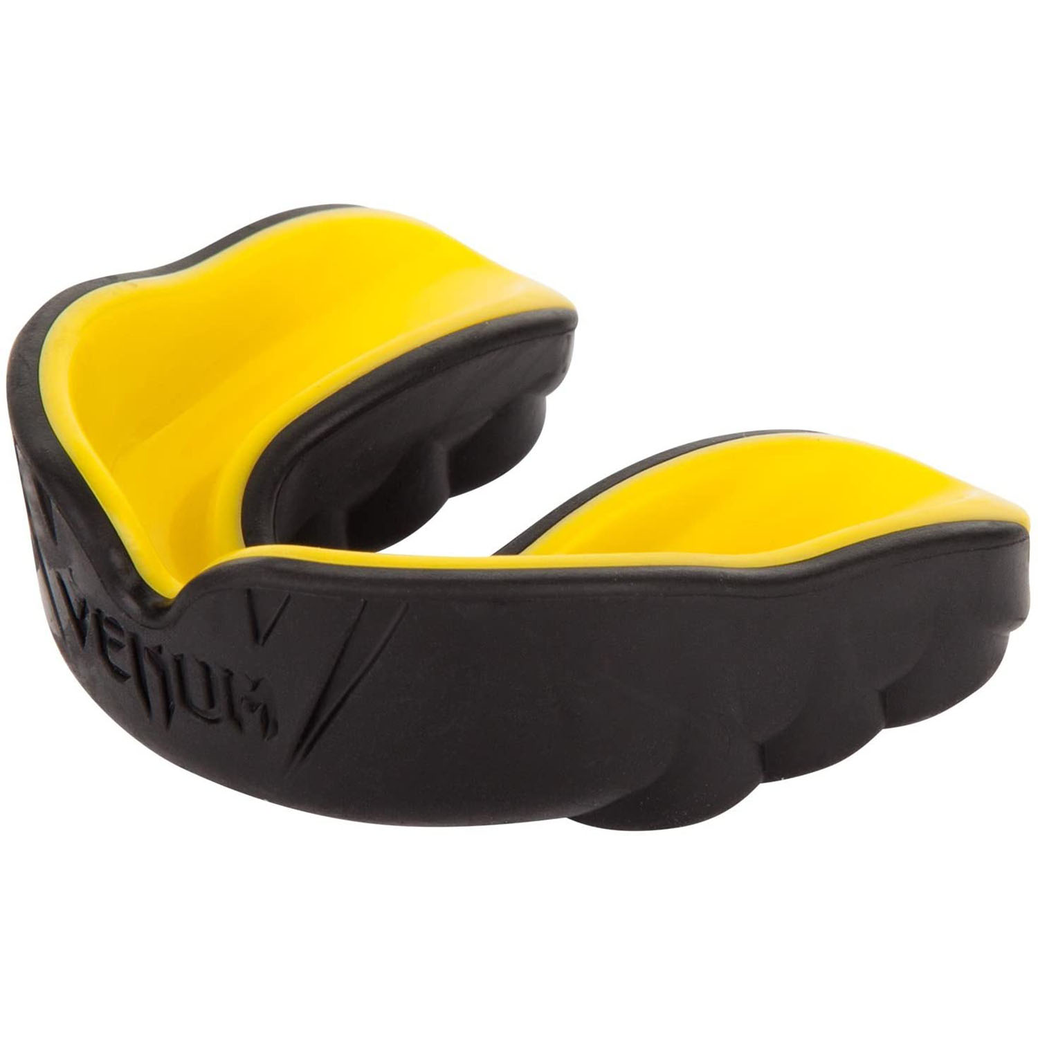 Venum Challenger Mouthguard - Black-Yellow