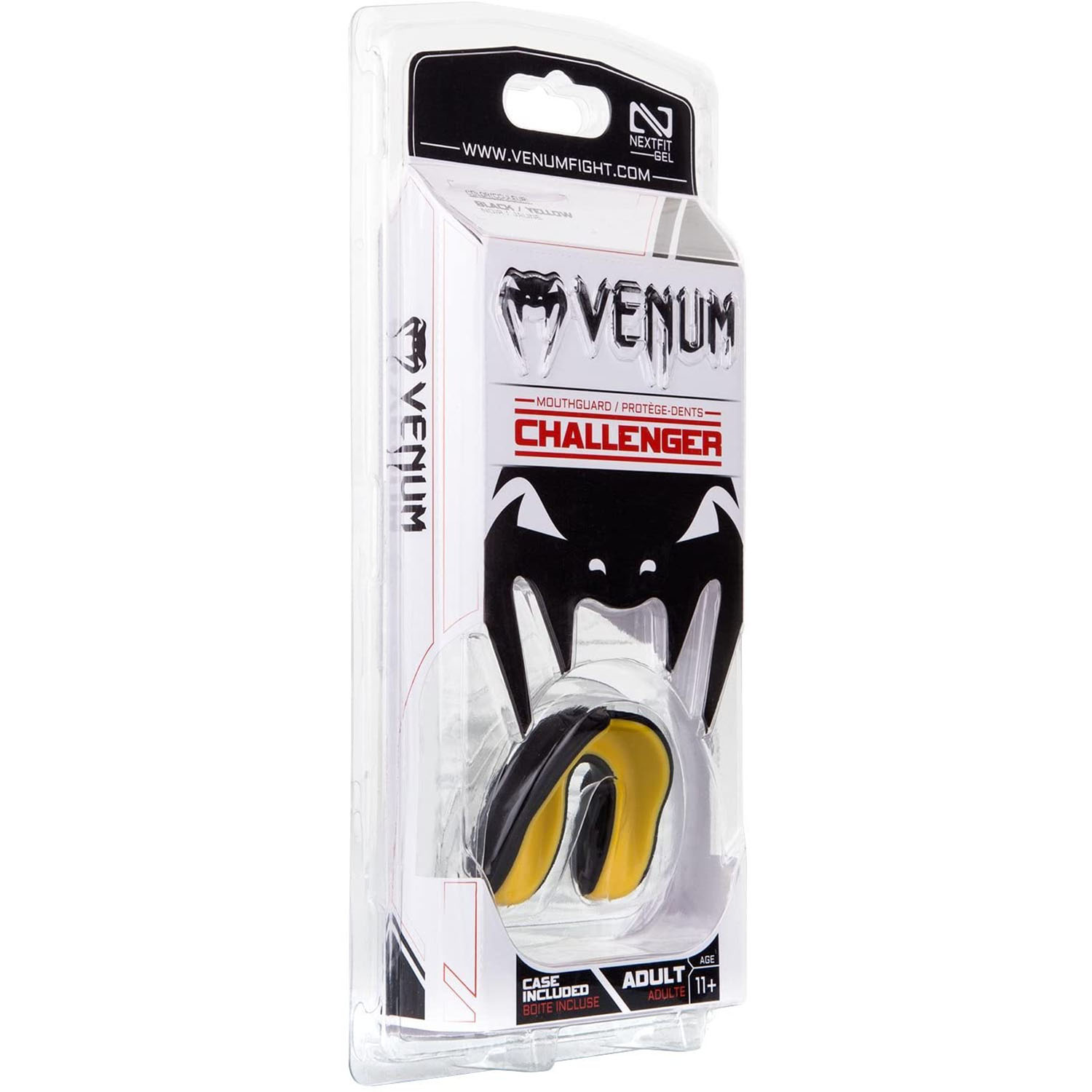 Venum Challenger Mouthguard - Black-Yellow