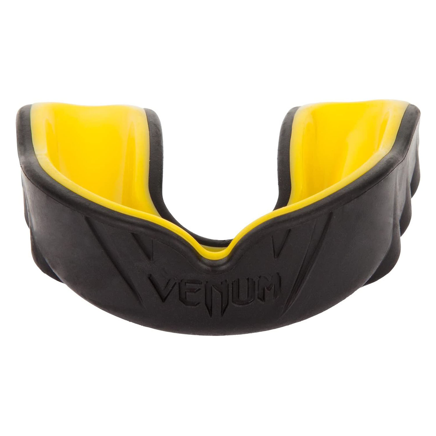 Venum Challenger Mouthguard - Black-Yellow