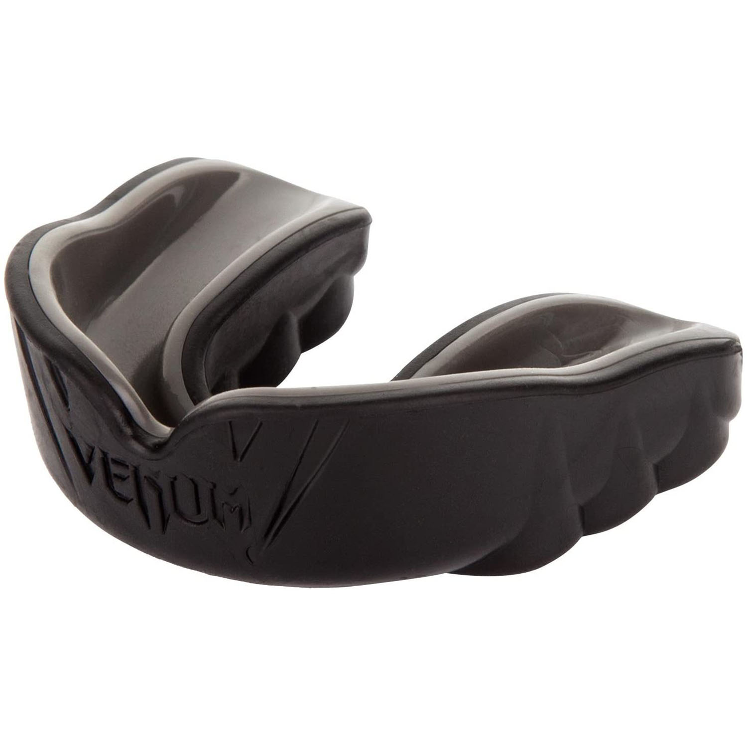 Venum Challenger Mouthguard - Black-Black